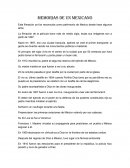 Memorias de un mexicano. Esta filmación ya fue reconocida como patrimonio de Mexico desde hace algunos años