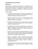 Funciones finacieras de relaciones publicas