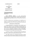 CONTESTACION DE DEMANDA- DAÑO MORAL