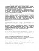 Entrevistas cerradas o estructuradas en psicología