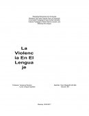 La violencia en el lenguaje
