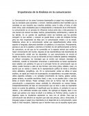 Importancia de la Kinesia en la comunicacion