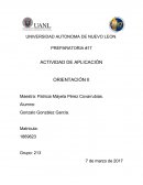 PREPARATORIA #17 ACTIVIDAD DE APLICACIÓN ORIENTACIÓN II