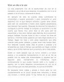 Vivir un día a la vez