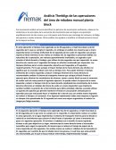 Análisis Therbligs de las operaciones del área de rebabeo manual planta block