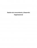 Gestión del conocimiento y Desarrollo Organizacional.