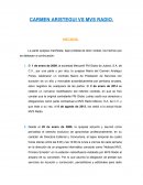 Resumen de los hechos y de la situación jurídica