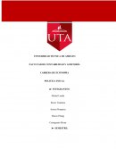 ANÁLISIS DE LA POLÍTICA FISCAL DEL AÑO 2000 AL AÑO 2015