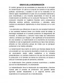 ENSAYO DE LA MODERNIZACIÓN