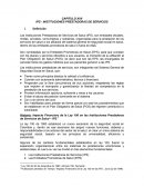 IPS - INSTITUCIONES PRESTADORAS DE SERVICIOS