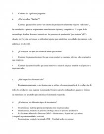 Contesta las siguientes preguntas: a.	¿Qué significa “Kanban”?. Página 1