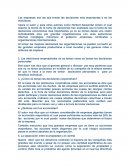 Las empresas son las que toman las decisiones más importantes y no los individuos