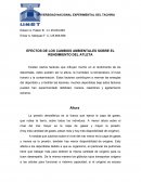EFECTOS DE LOS CAMBIOS AMBIENTALES SOBRE EL RENDIMIENTO DEL ATLETA