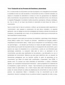 Evaluación de los Procesos de Enseñanza y Aprendizaje
