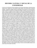Colera. HISTORIA NATURAL Y SOCIAL DE LA ENFERMEDAD