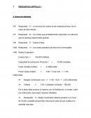 Un ejemplo de Ecuaciones de costos