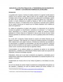 ANÁLISIS DE LA POLÍTICA PÚBLICA EN LA TRANSVERSALIDAD DE EQUIDAD DE GÉNERO Y LOS DERECHOS HUMANOS DE LAS MUJERES