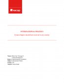 International politics essay about Siria.