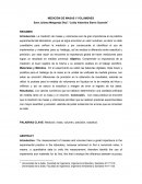 MEDICIÓN DE MASAS Y VOLUMENES