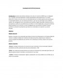 La Investigacion del perfil de comensal