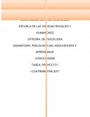 PSICOLOGÍA DEL ADOLESCENTE Y APRENDIZAJE