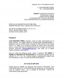 Interposición de Recurso de Revocación contra el Crédito Fiscal No 326069