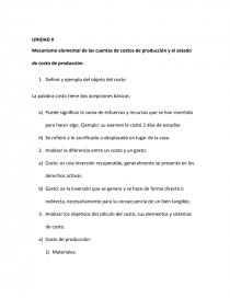 CUESTIONAIO DE COSTOS. Página 1