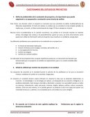 CUESTIONARIO DEL ESTUDIO DE PROYECTOS
