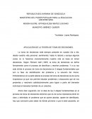 APLICACIÓN DE LA TEORÍA DE TOMA DE DECISIONES