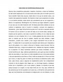 DISCURSO DE DESPEDIDA/GRADUACION