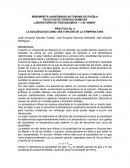 PRACTICA No. 5 LA SOLUBILIDAD COMO UNA FUNCIÓN DE LA TEMPERATURA