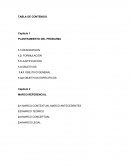 MARCO CONTEXTUAL MARCO ANTECEDENTES Anteproyecto