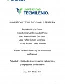 La gran Actividad 1 analisis del emprendedor y del empresario profesional.