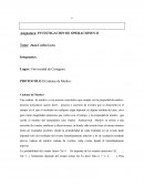 INVESTIGACION DE OPERACIONES II Cadenas de Markov