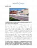 Análisis de usuarios. Lugar de análisis: Galerias Toluca