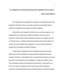 ¿La integración económica genera desarrollo e igualdad entre los países?