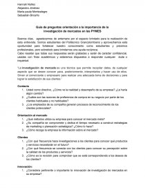 ENCUESTA INVESTIGACION PYMES. Página 1
