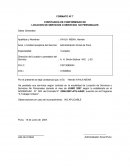 CONSTANCIA DE CONFORMIDAD DE LOCACION DE SERVICIOS O SERVICIOS NO PERSONALES