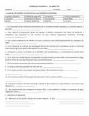 Examen de Geografia I Segundo Bloque