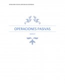 Contabilidad. OPERACIONES PASIVAS
