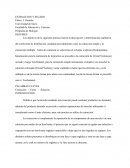 Extraccion y secado. Facultad de Educación y Ciencias Programa de Biología