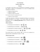 Elasticidad. Cambios en el precio del bien