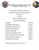 Etapa I Comprensión Lectora Actividad Nº5 Integradora