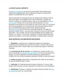 LA PRÁCTICA DEL DEPORTE