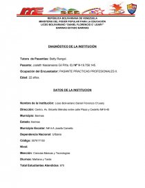 INFORME DE PRÁCTICAS PROFESIONALES (PASANTÍAS II) II. Página 1