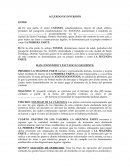 Acuerdo de inversión