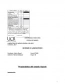 LABORATORIO DE QUÍMICA GENERAL II QU-0103 Propiedades del estado líquido