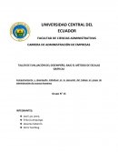 Comportamiento y desempeño individual en la ejecución del trabajo en grupo de administración de recursos humanos