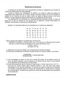 Estadistica descriptiva. Distribución de frecuencia