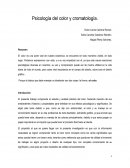 Psicología de color y cromatología
